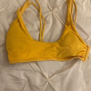 Yellow Bikini Top